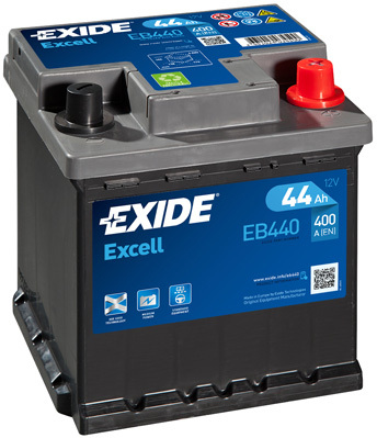 Autobaterie EXIDE Excell 44Ah, 12V, EB440 (EB440)